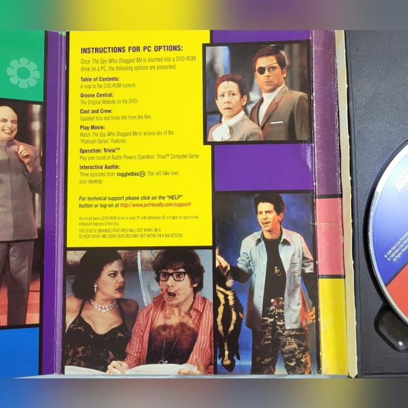 Austin Powers: The Spy Who Shagged Me  Original DVD Release Old School Packaging - Picture 5 of 8